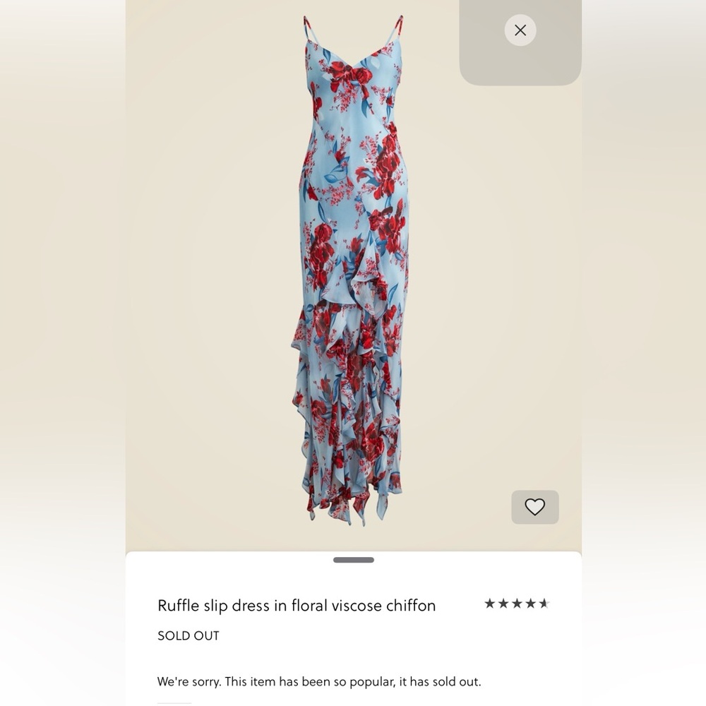 J. Crew Ruffle Slip Dress - Picture 2 of 5